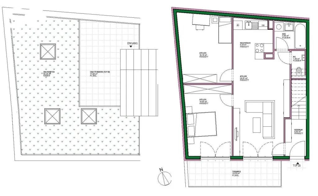 3-Zimmer-Immobilie mieten in Wien – 70,82 m², € 2.190 – Bild 15 von 15