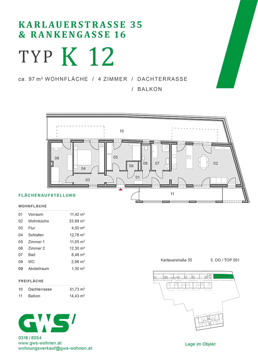 4-Zimmer-Wohnung kaufen in Graz – 96,21 m², € 544.041 – Bild 19 von 19