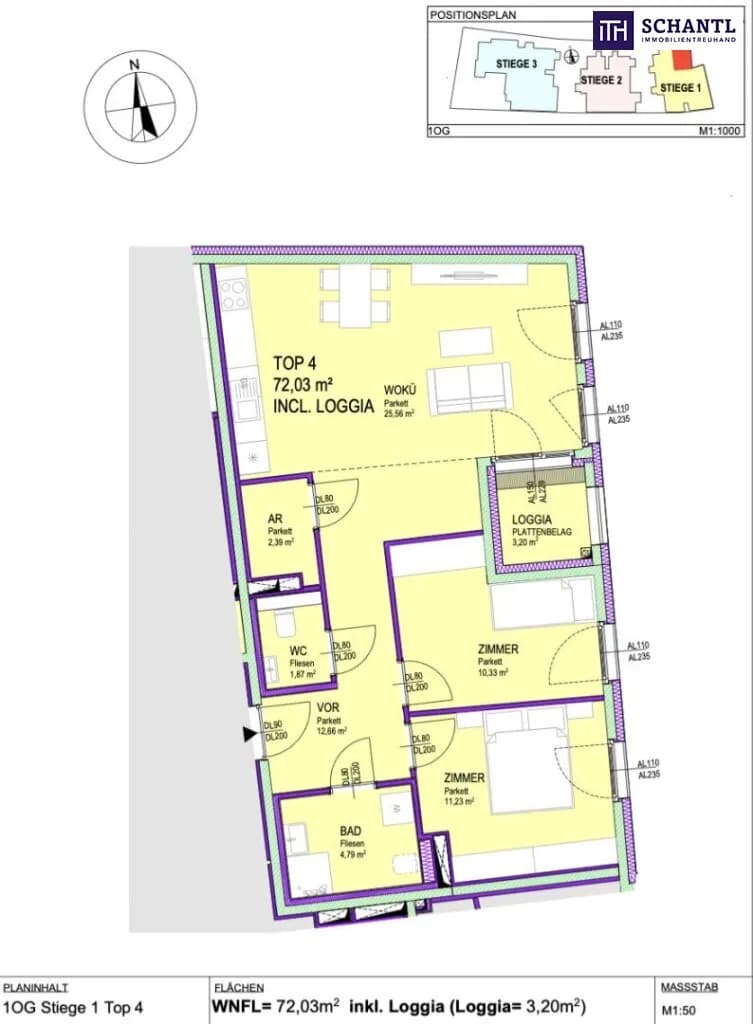 Wohnung kaufen in Gänserndorf – 73,14 m², € 359.000 – Bild 13 von 13