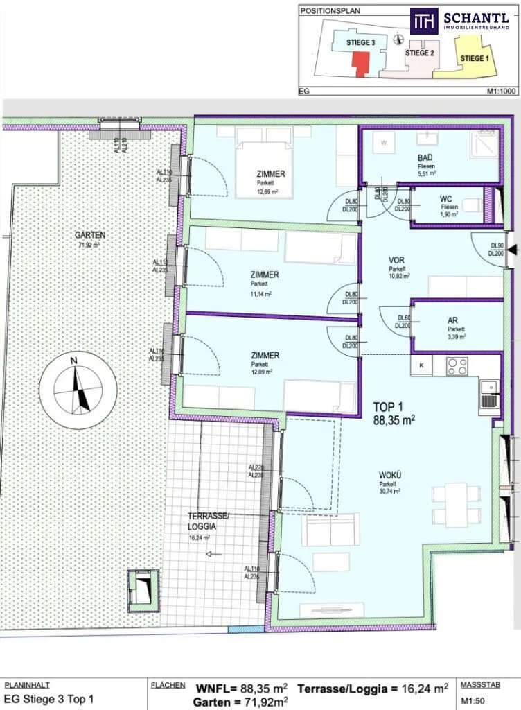 4-Zimmer-Wohnung kaufen in Gänserndorf – 88,35 m², € 525.000 – Bild 15 von 15
