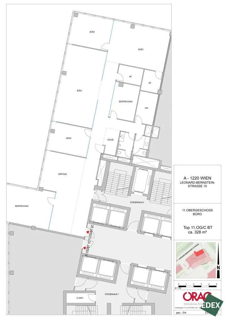 16-Zimmer-Gewerbeimmobilie mieten in Wien – 2 864 m², € 65.007 – Bild 24 von 27