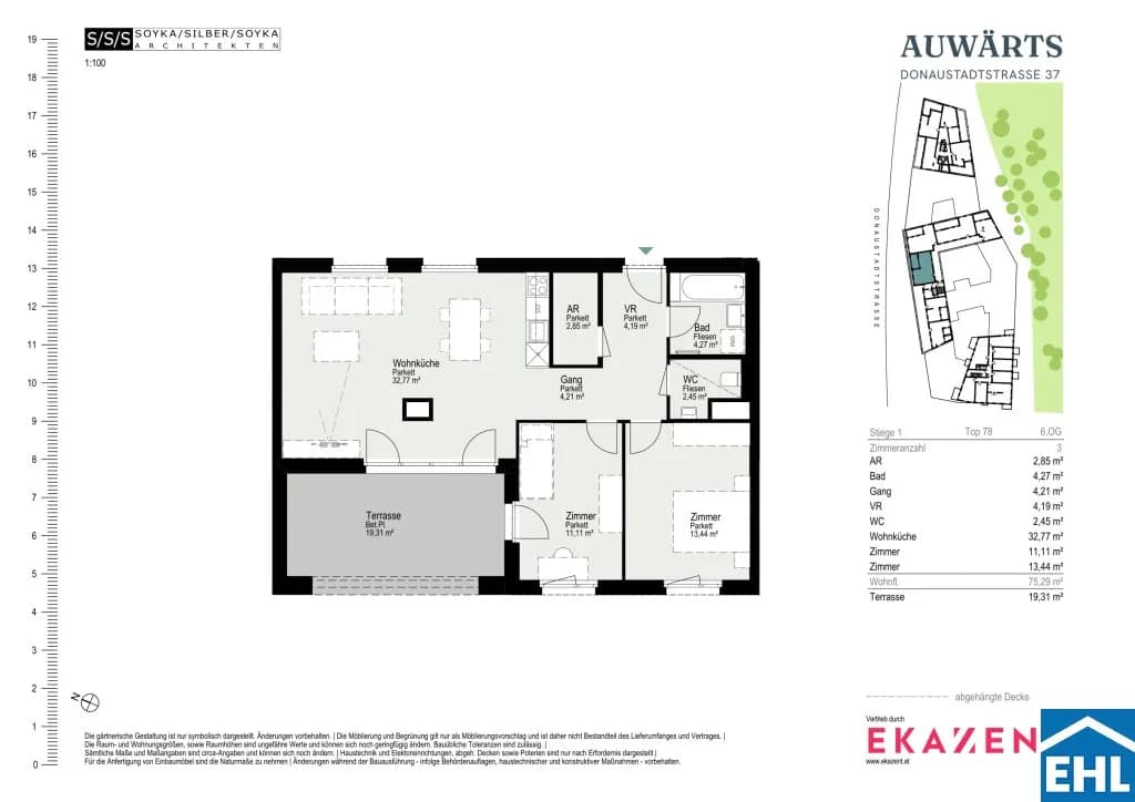 3-Zimmer-Wohnung mieten in Wien – 75,29 m², € 2.090 – Bild 20 von 20