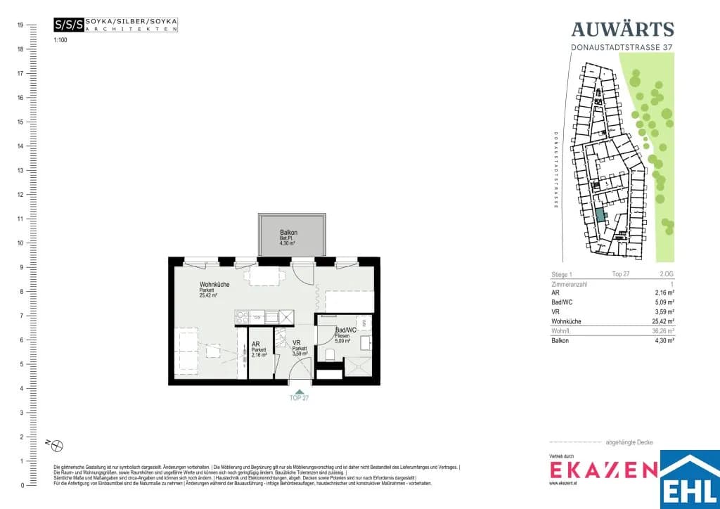 1-Zimmer-Wohnung mieten in Wien – 36,26 m², € 940 – Bild 20 von 20