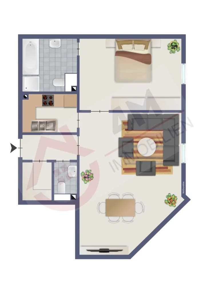 2-Zimmer-Wohnung kaufen in Mödling – 58 m², € 205.000 – Bild 12 von 12