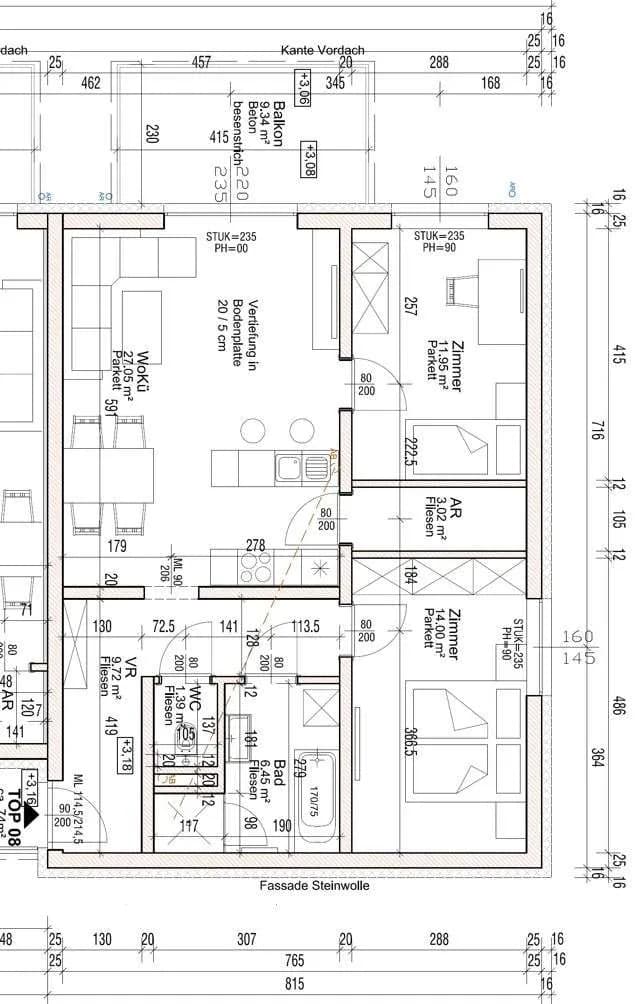 3-Zimmer-Wohnung mieten in Leibnitz – 73 m², € 1.036 – Bild 11 von 11