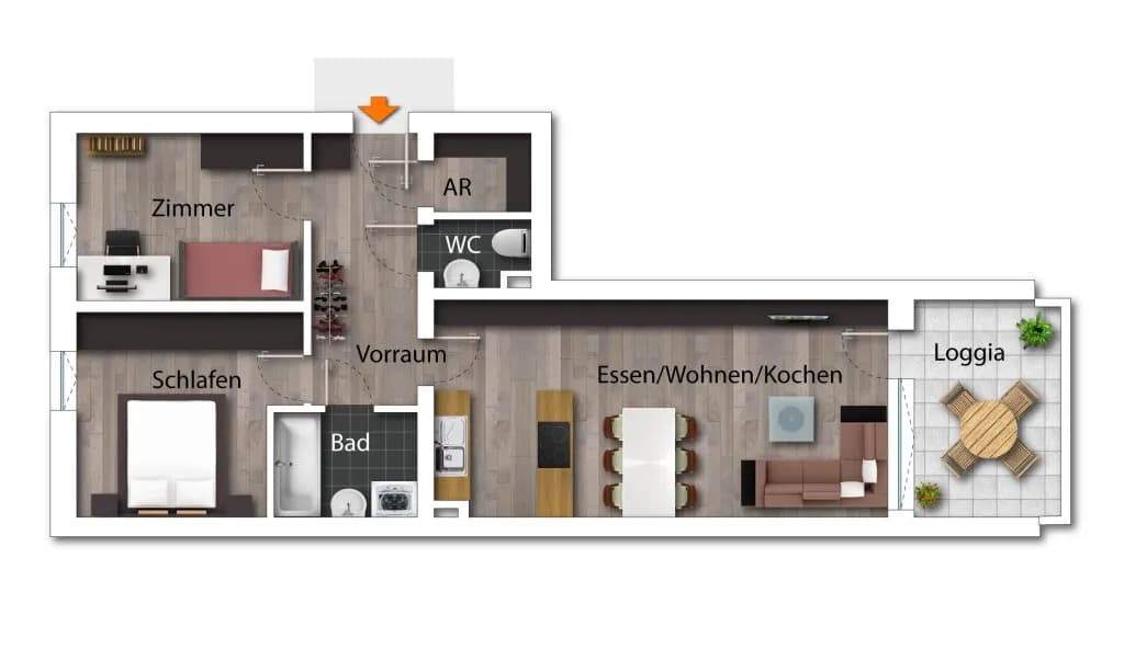 3-Zimmer-Wohnung kaufen in Vöcklabruck – 79 m², € 278.000 – Bild 15 von 15