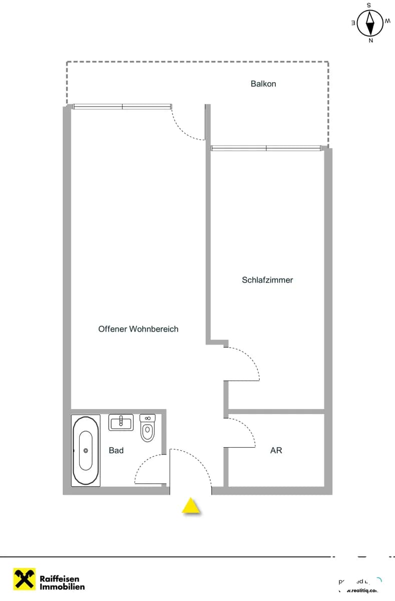 2-Zimmer-Wohnung mieten in Salzburg Stadt – 51 m², € 1.381 – Bild 6 von 6