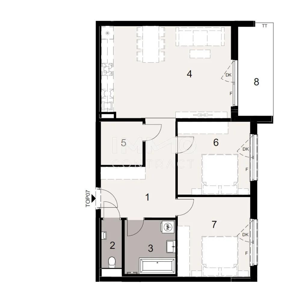 3-Zimmer-Wohnung kaufen in Wien – 82,88 m², € 502.700 – Bild 7 von 7