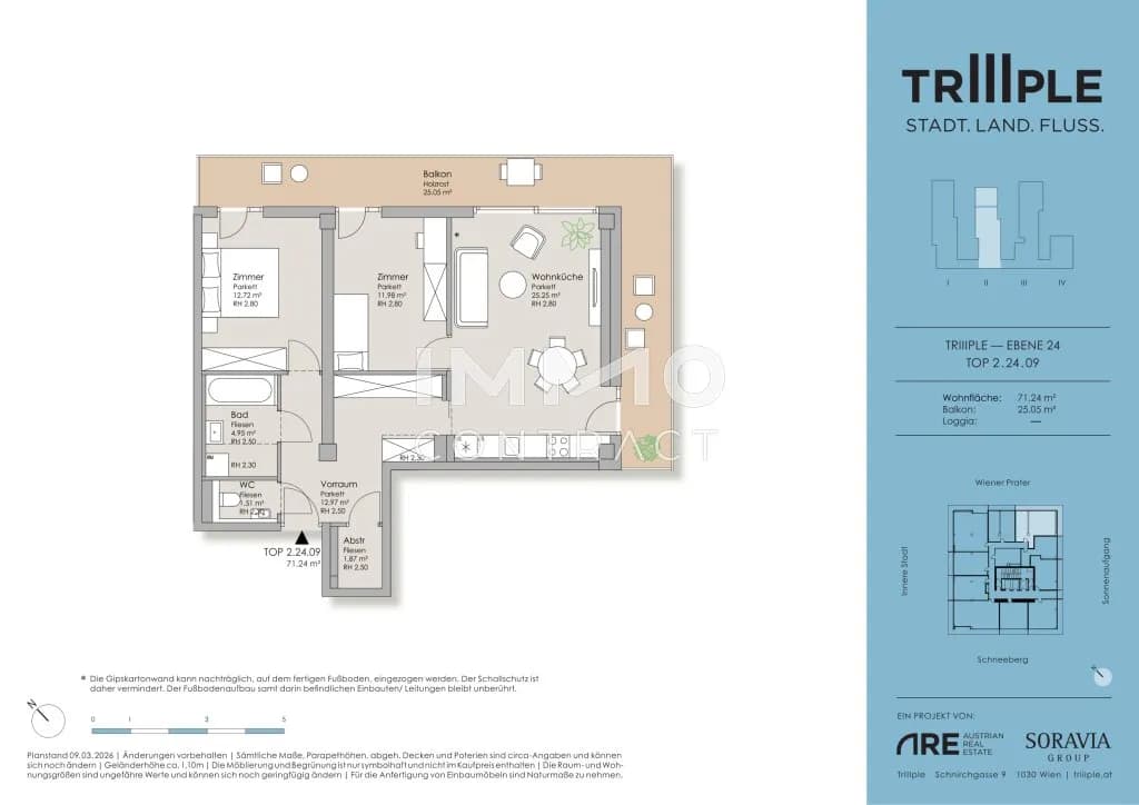 3-Zimmer-Wohnung kaufen in Wien – 71,74 m², € 603.190 – Bild 17 von 17