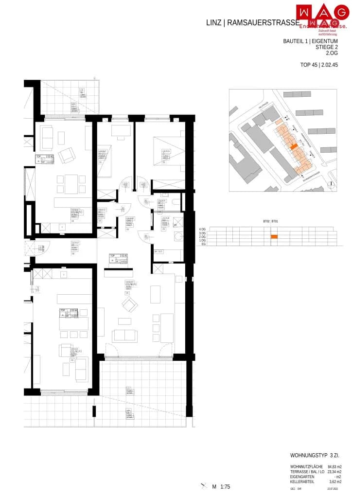 3-Zimmer-Wohnung kaufen in Linz – 84,83 m², € 434.000 – Bild 27 von 28