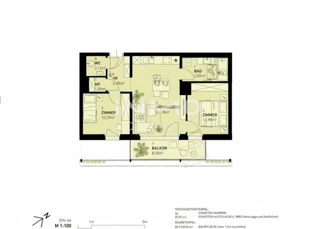 3-Zimmer-Wohnung kaufen in Wien – 56,1 m², € 353.500 – Bild 12 von 12