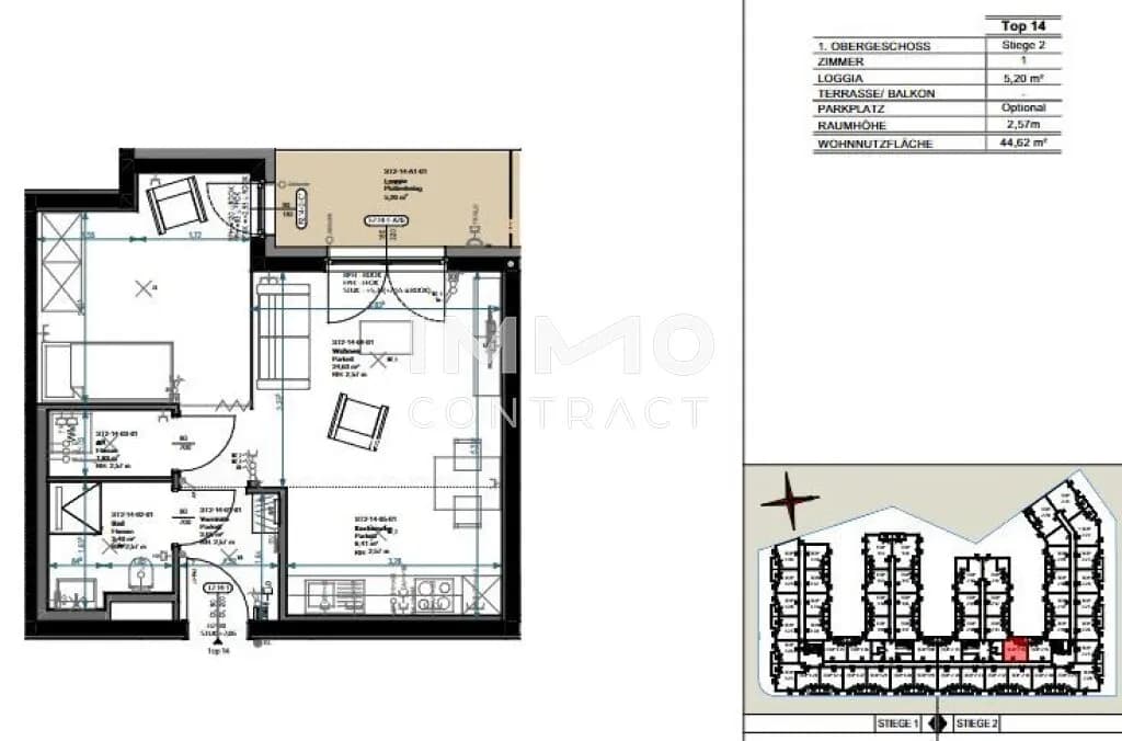 Immobilie kaufen in Wiener Neustadt – 39,42 m², € 161.453 – Bild 12 von 12