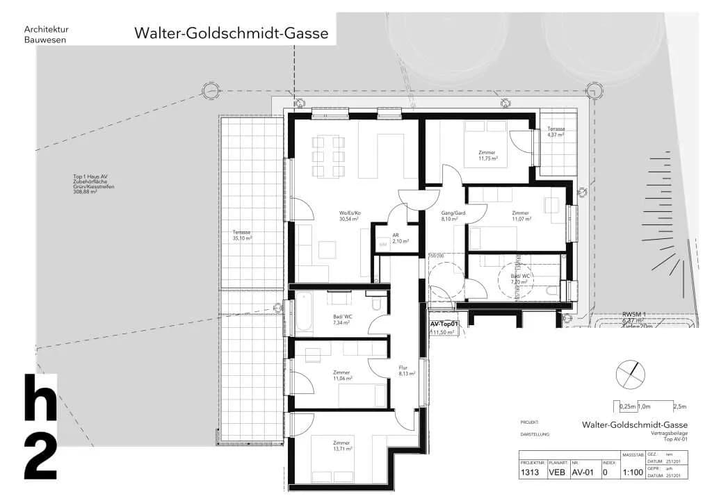 5-Zimmer-Wohnung kaufen in Graz – 111,5 m², € 693.458 – Bild 8 von 8