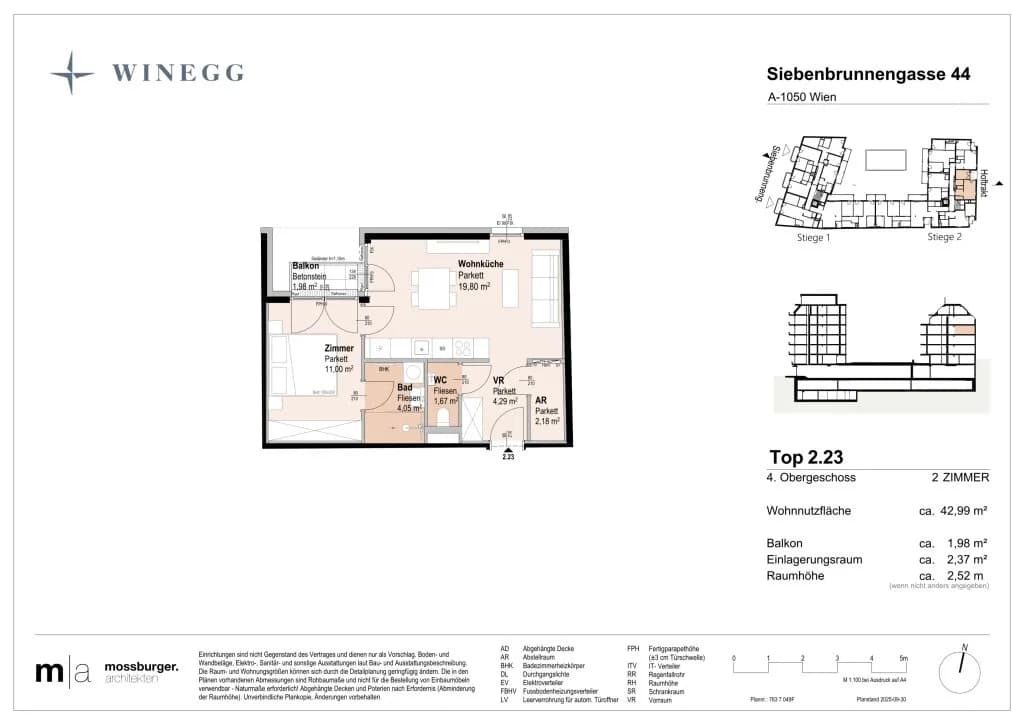 Immobilie kaufen in Wien – 42,9 m², € 315.900 – Bild 8 von 8