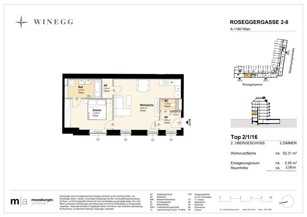 2-Zimmer-Wohnung kaufen in Wien – 52,65 m², € 338.100 – Bild 10 von 10