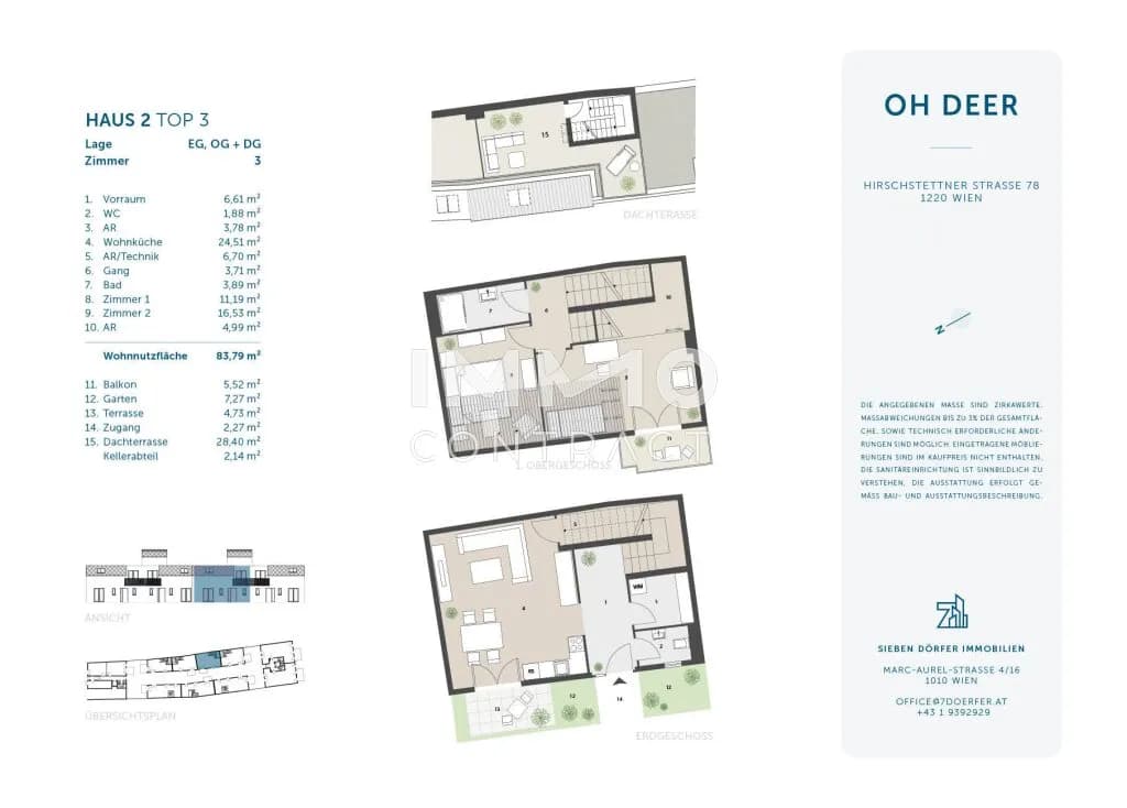 3-Zimmer-Haus kaufen in Wien – 83,79 m², € 479.000 – Bild 20 von 20