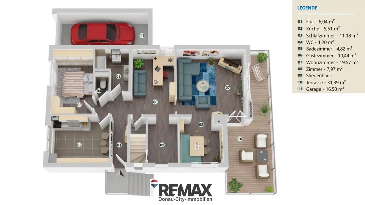 3-Zimmer-Haus kaufen in Wien – 83,79 m², € 498.000 – Bild 34 von 38