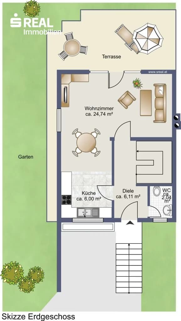 4-Zimmer-Haus kaufen in Mödling – 80 m², € 445.000 – Bild 22 von 24