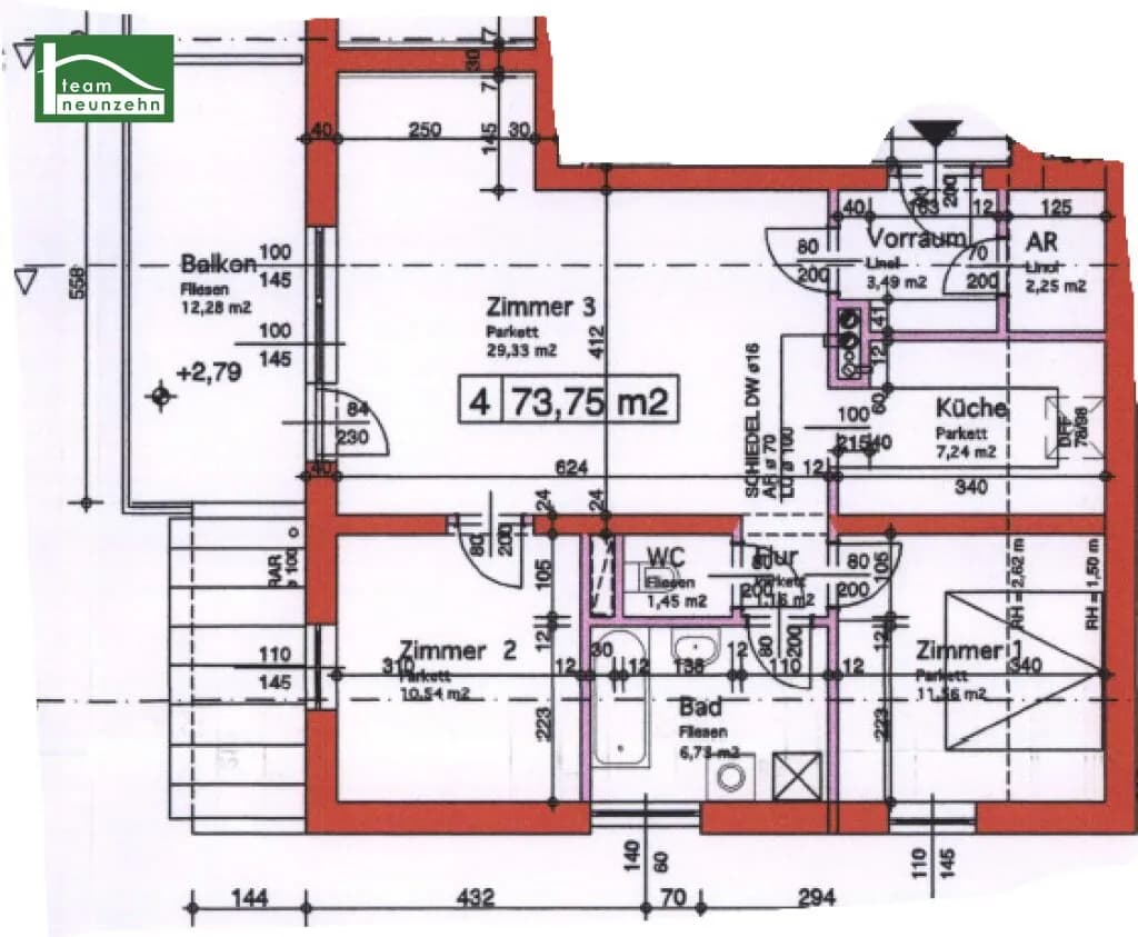 3-Zimmer-Wohnung mieten in Melk – 73,75 m², € 658 – Bild 18 von 18