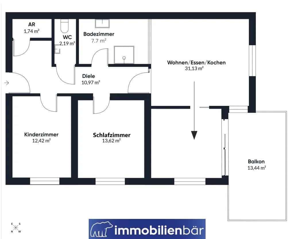 3-Zimmer-Wohnung kaufen in Eferding – 79,77 m², € 300.000 – Bild 19 von 19