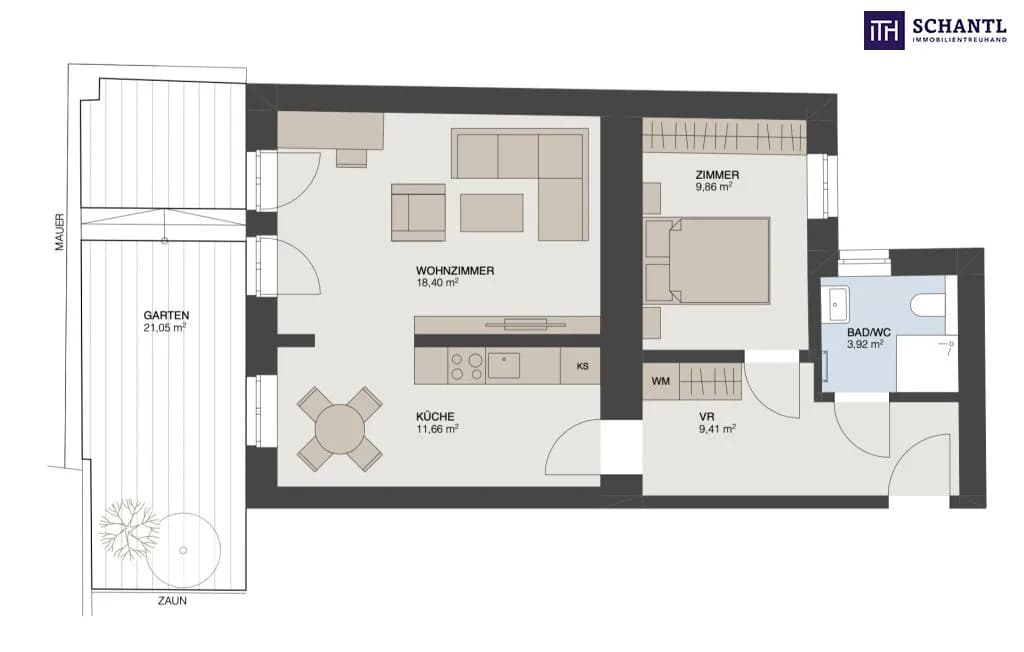 2-Zimmer-Wohnung kaufen in Wien – 51,48 m², € 619.000 – Bild 17 von 17