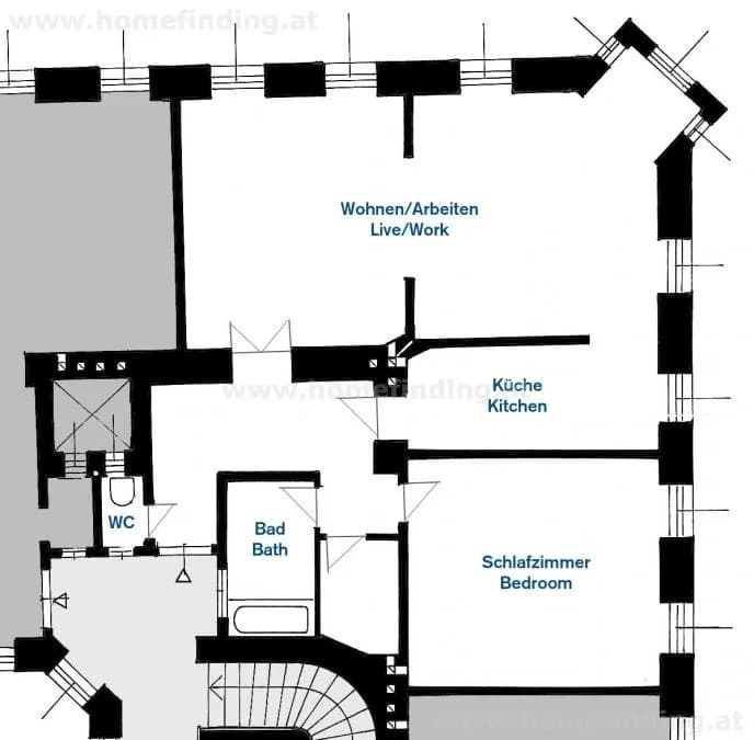 3-Zimmer-Wohnung mieten in Wien – 110 m², € 1.800 – Bild 12 von 12