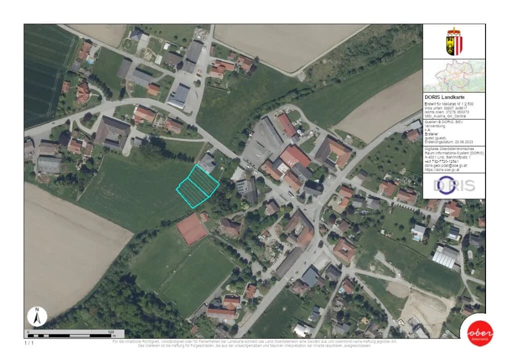 Grundstück kaufen in Grieskirchen – 1 019 m², € 74.000 – Bild 2 von 3