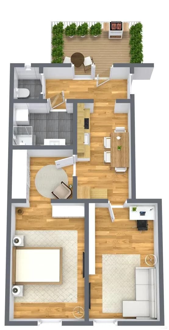 2-Zimmer-Wohnung mieten in Graz – 59,8 m², € 740 – Bild 17 von 22