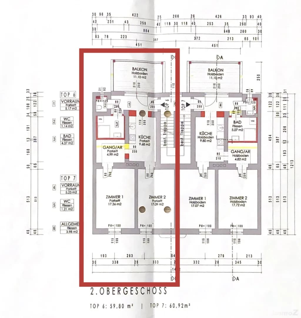 2-Zimmer-Wohnung mieten in Graz – 59,8 m², € 740 – Bild 18 von 22
