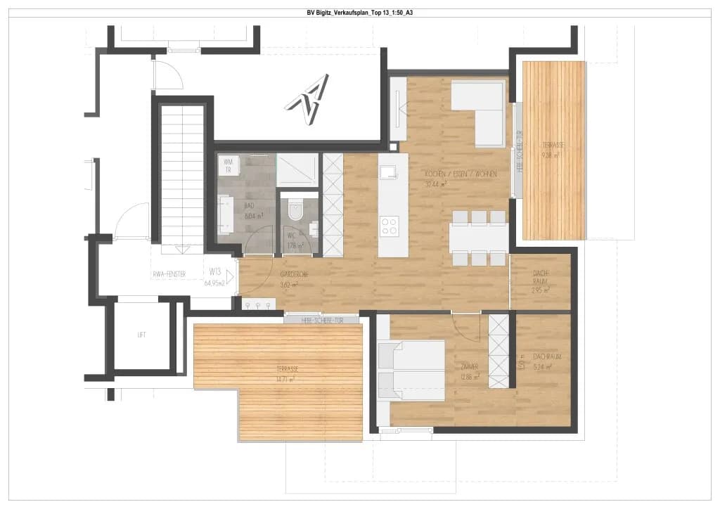 2-Zimmer-Wohnung kaufen in Innsbruck-Land – 65 m², € 599.000 – Bild 13 von 16