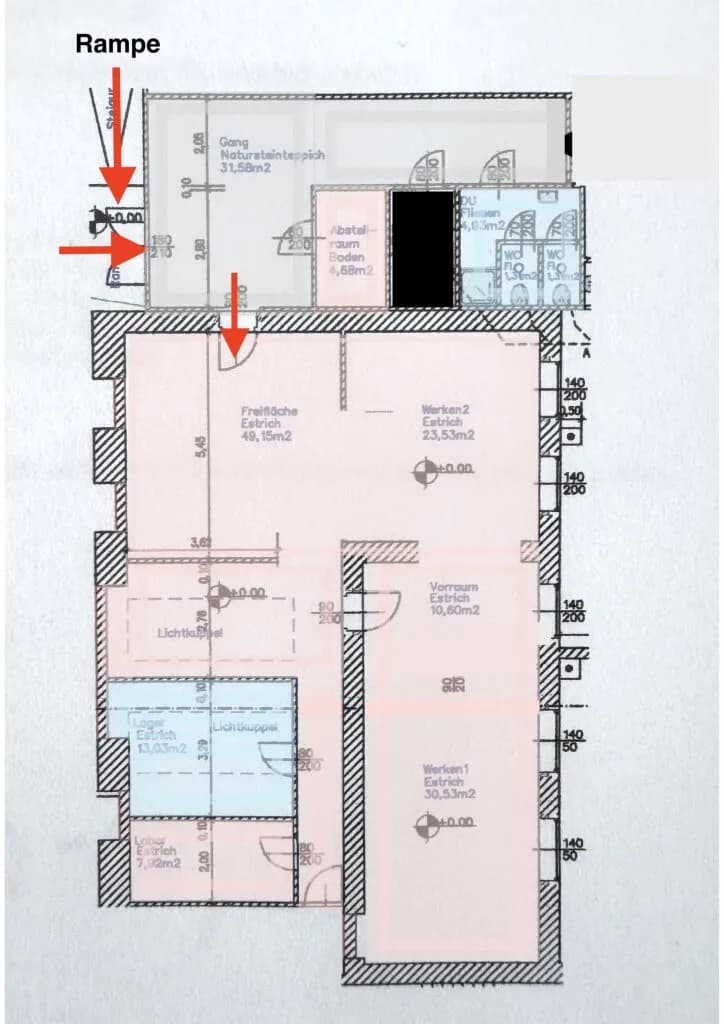 Gewerbeimmobilie mieten in Mödling – 150 m², € 1.080 – Bild 9 von 9