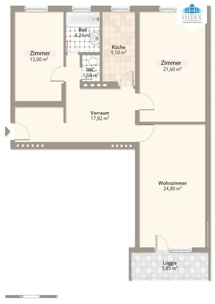 3-Zimmer-Wohnung kaufen in Wien – 96 m², € 345.000 – Bild 19 von 20