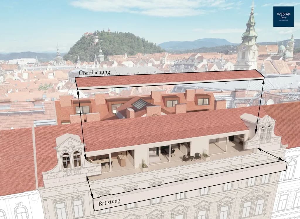 2-Zimmer-Wohnung kaufen in Graz – 56 m², € 662.000 – Bild 2 von 5