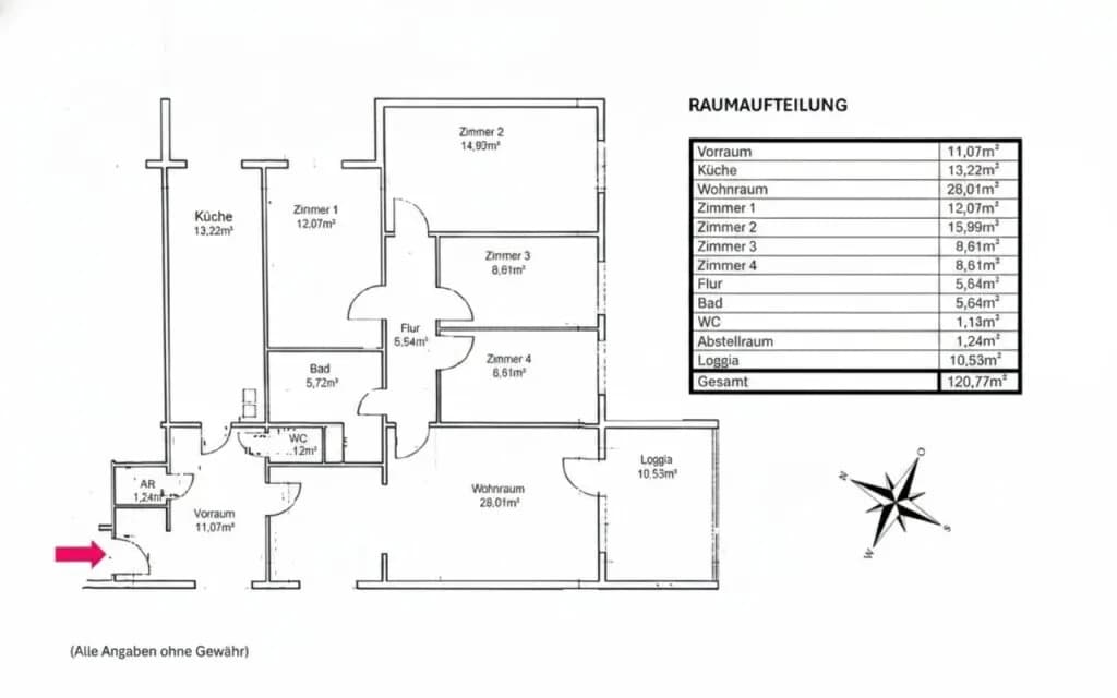 5-Zimmer-Wohnung kaufen in Wien – 120,73 m², € 599.000 – Bild 28 von 28