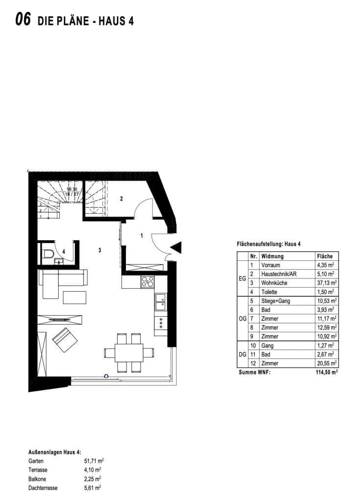 5-Zimmer-Haus kaufen in Korneuburg – 114,5 m², € 629.000 – Bild 20 von 23