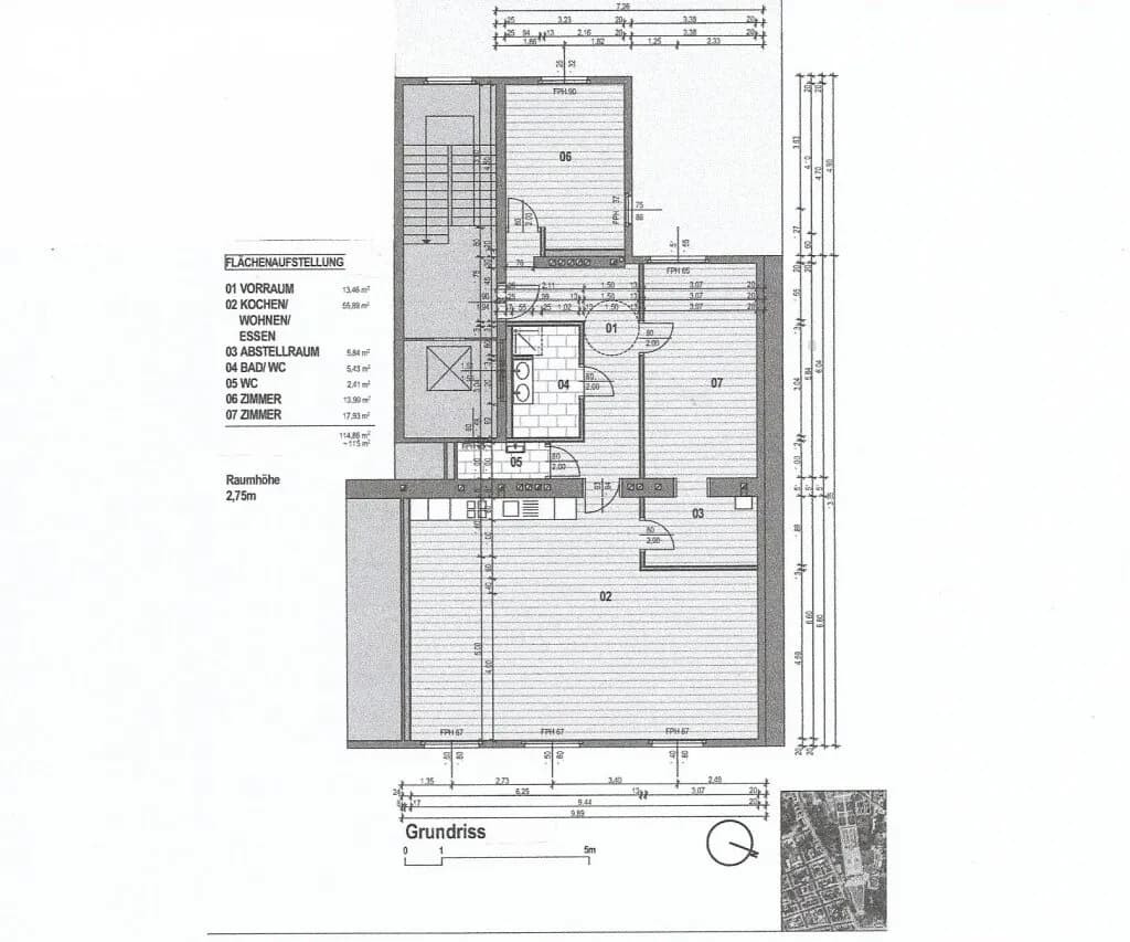 3-Zimmer-Gewerbeimmobilie mieten in Wien – 114 m², € 2.143 – Bild 10 von 10
