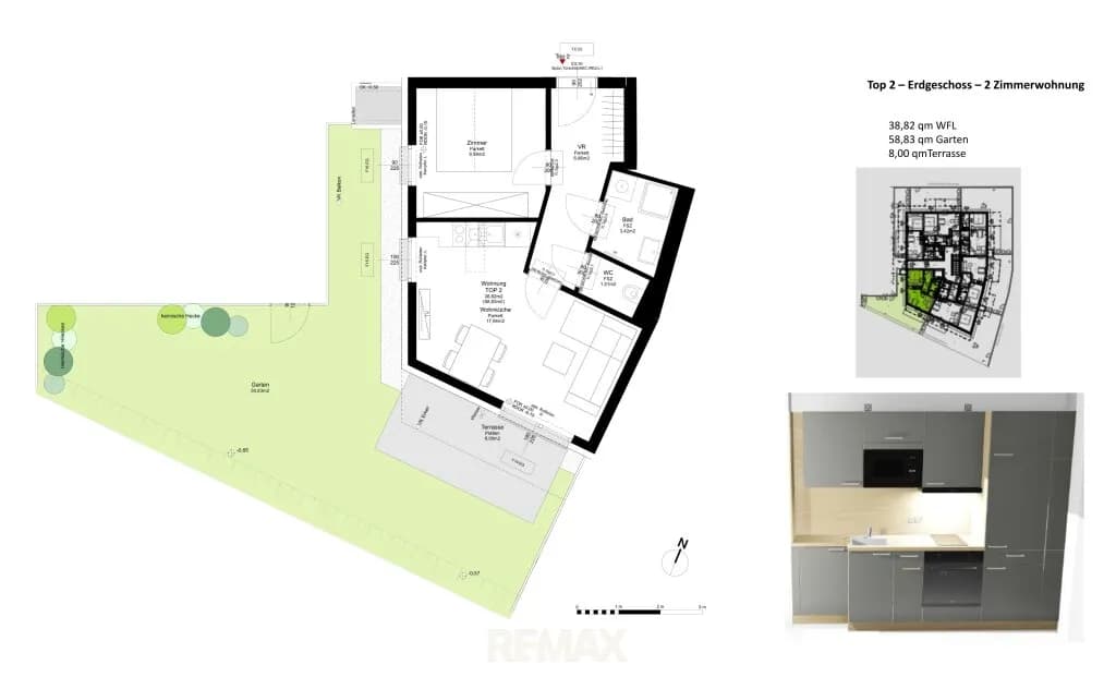 2-Zimmer-Wohnung mieten in Wien – 39 m², € 845 – Bild 10 von 10