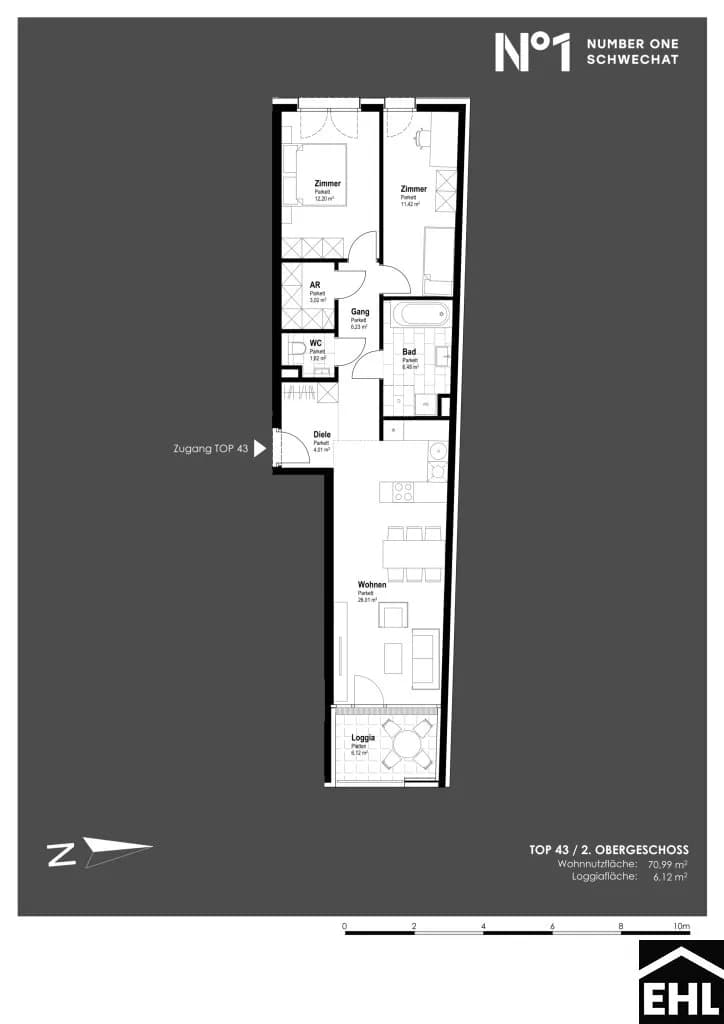 Immobilie kaufen in Bruck an der Leitha – 70,99 m², € 362.800 – Bild 10 von 10