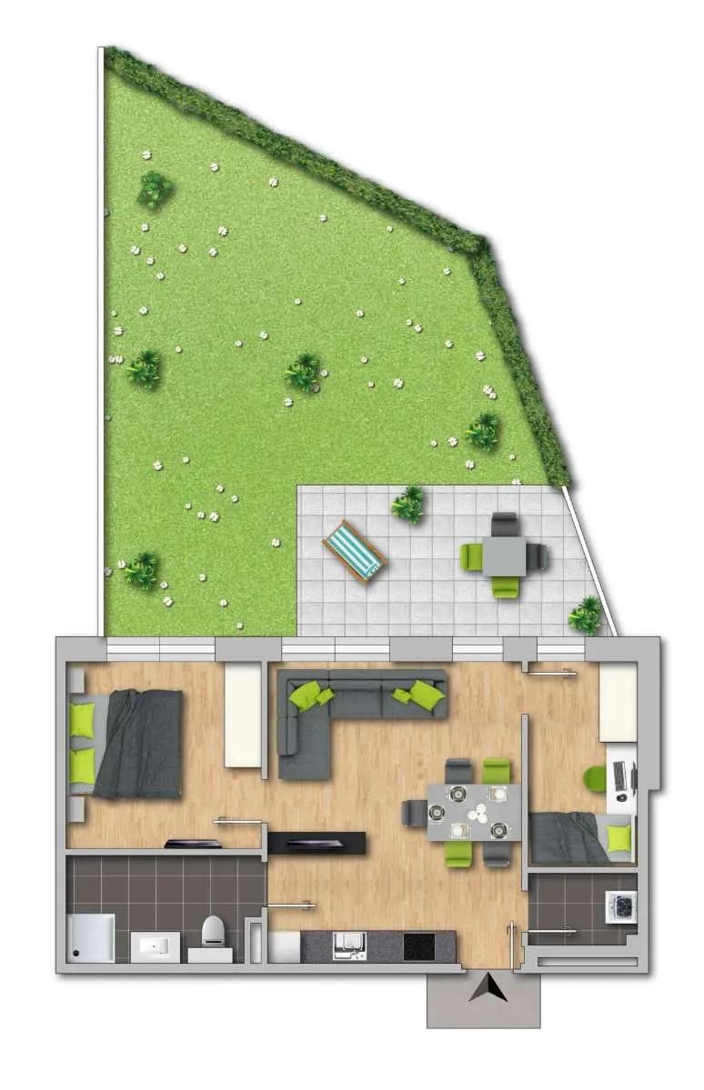 3-Zimmer-Wohnung kaufen in Kitzbühel – 55,01 m², € 378.815 – Bild 3 von 10