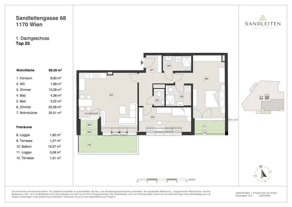 2-Zimmer-Wohnung kaufen in Wien – 89,29 m², € 849.000 – Bild 13 von 13