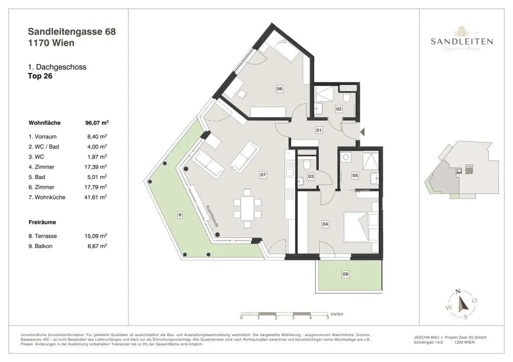 2-Zimmer-Wohnung kaufen in Wien – 96,07 m², € 899.000 – Bild 12 von 12
