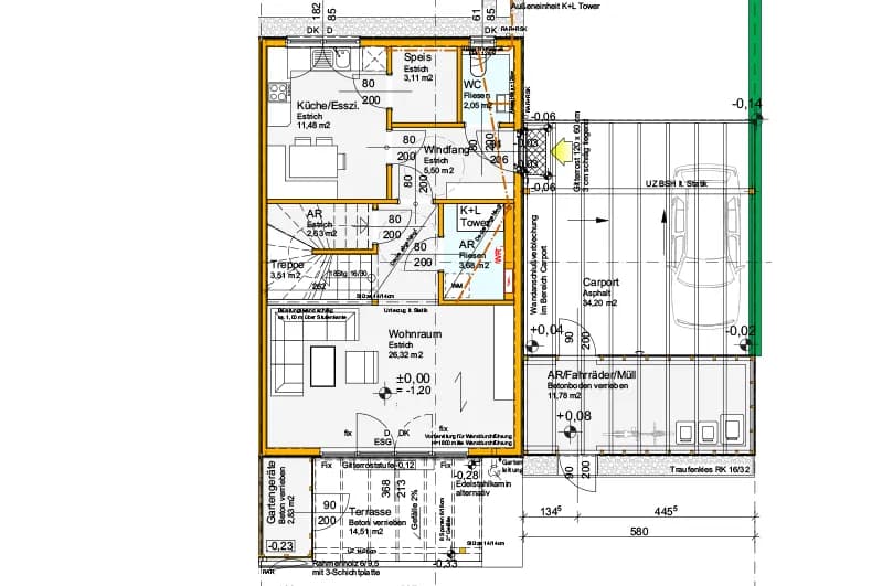 Haus mieten in Horn – 107,93 m², € 1.077 – Bild 4 von 5