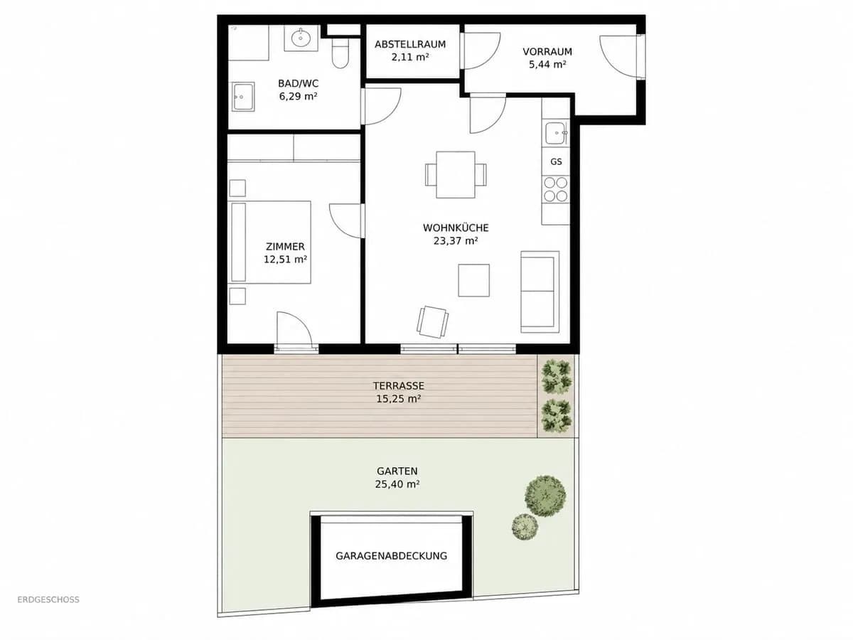 2-Zimmer-Wohnung kaufen in Wien – 49,88 m², € 295.000 – Bild 4 von 21