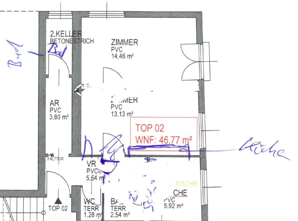 2-Zimmer-Wohnung kaufen in Wien – 47 m², € 194.000 – Bild 6 von 6