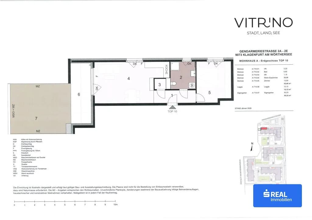2-Zimmer-Wohnung kaufen in Klagenfurt – 53,66 m², € 349.900 – Bild 7 von 7