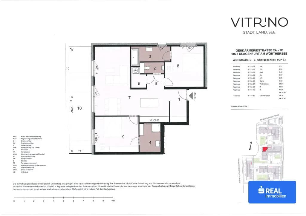 3-Zimmer-Wohnung kaufen in Klagenfurt – 94,2 m², € 509.900 – Bild 8 von 8