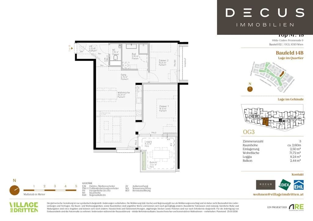 3-Zimmer-Wohnung kaufen in Wien – 71,37 m², € 586.000 – Bild 6 von 6