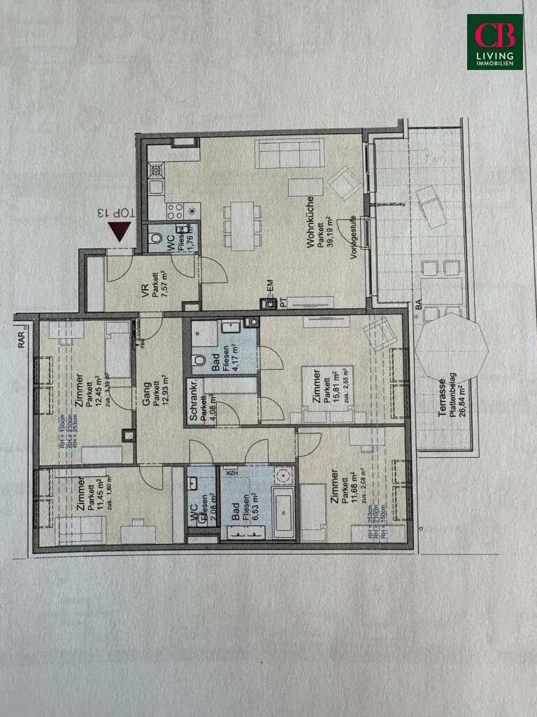 5-Zimmer-Wohnung kaufen in Mödling – 130 m², € 945.000 – Bild 17 von 17