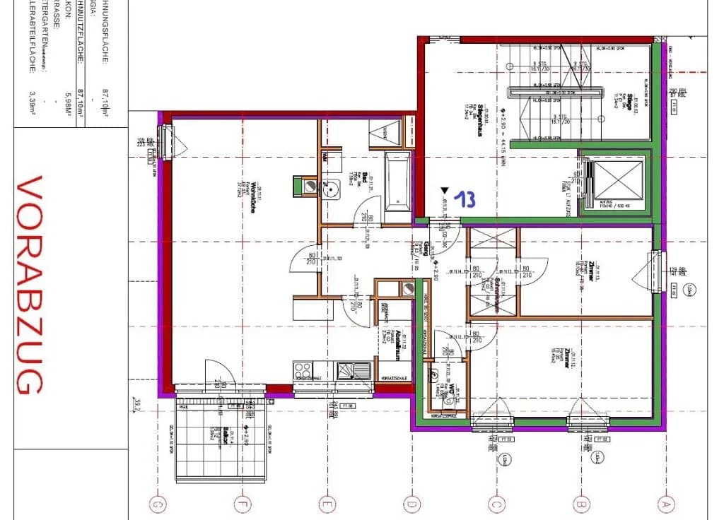 3-Zimmer-Wohnung mieten in Wien – 87 m², € 2.040 – Bild 21 von 21