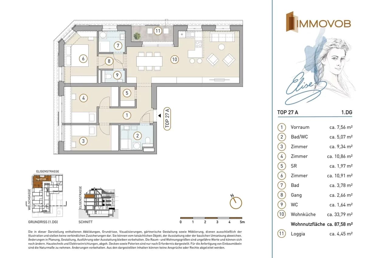 4-Zimmer-Wohnung kaufen in Wien – 87,58 m², € 782.255 – Bild 10 von 19